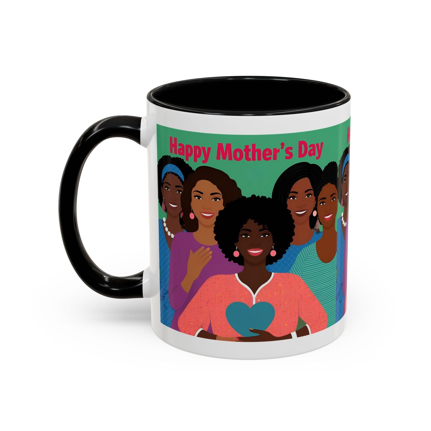 Coffee Mug – Pink Floral Accent