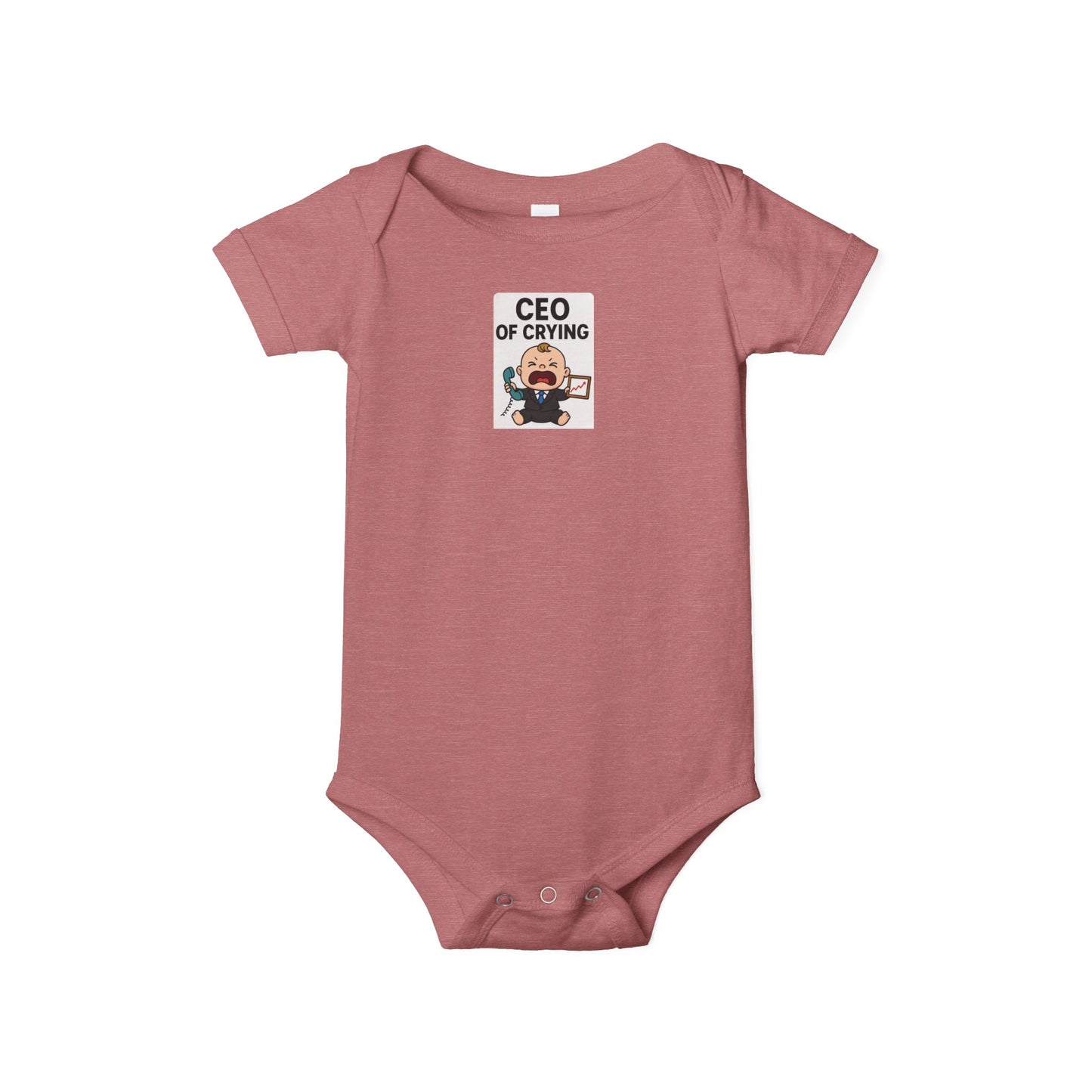 Infant Jersey One Piece Body Suit - CEO of Crying