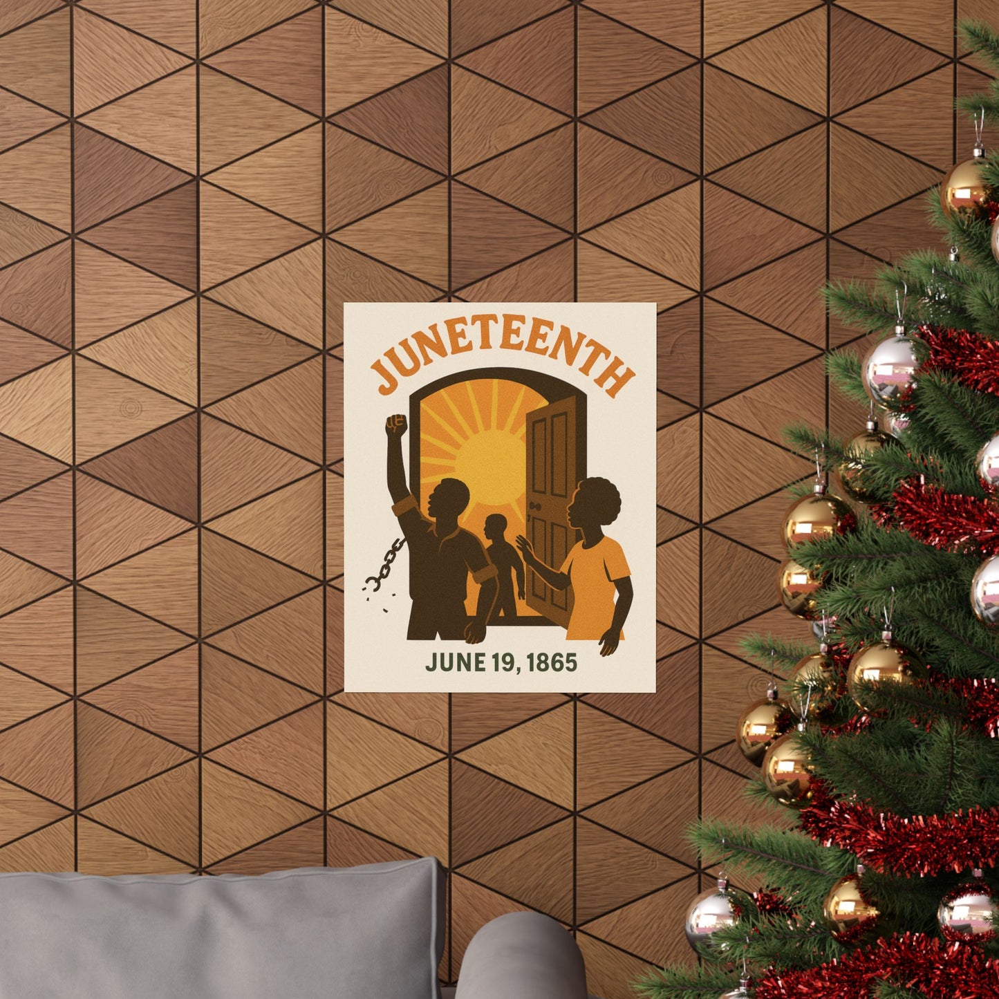 Matte Vertical Poster - Juneteenth