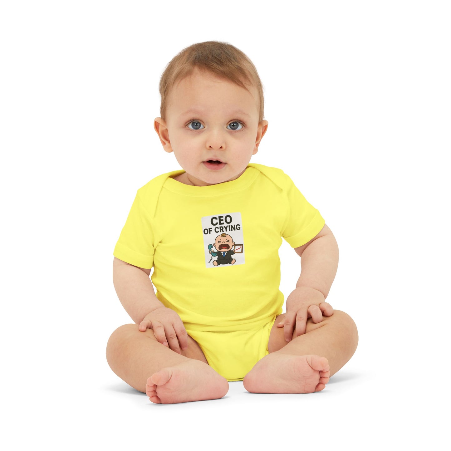 Infant Jersey One Piece Body Suit - CEO of Crying
