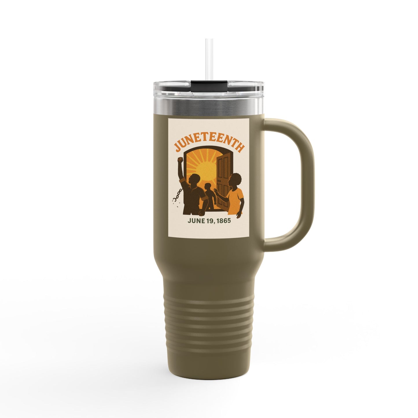 Insulated Travel Mug - Juneteenth