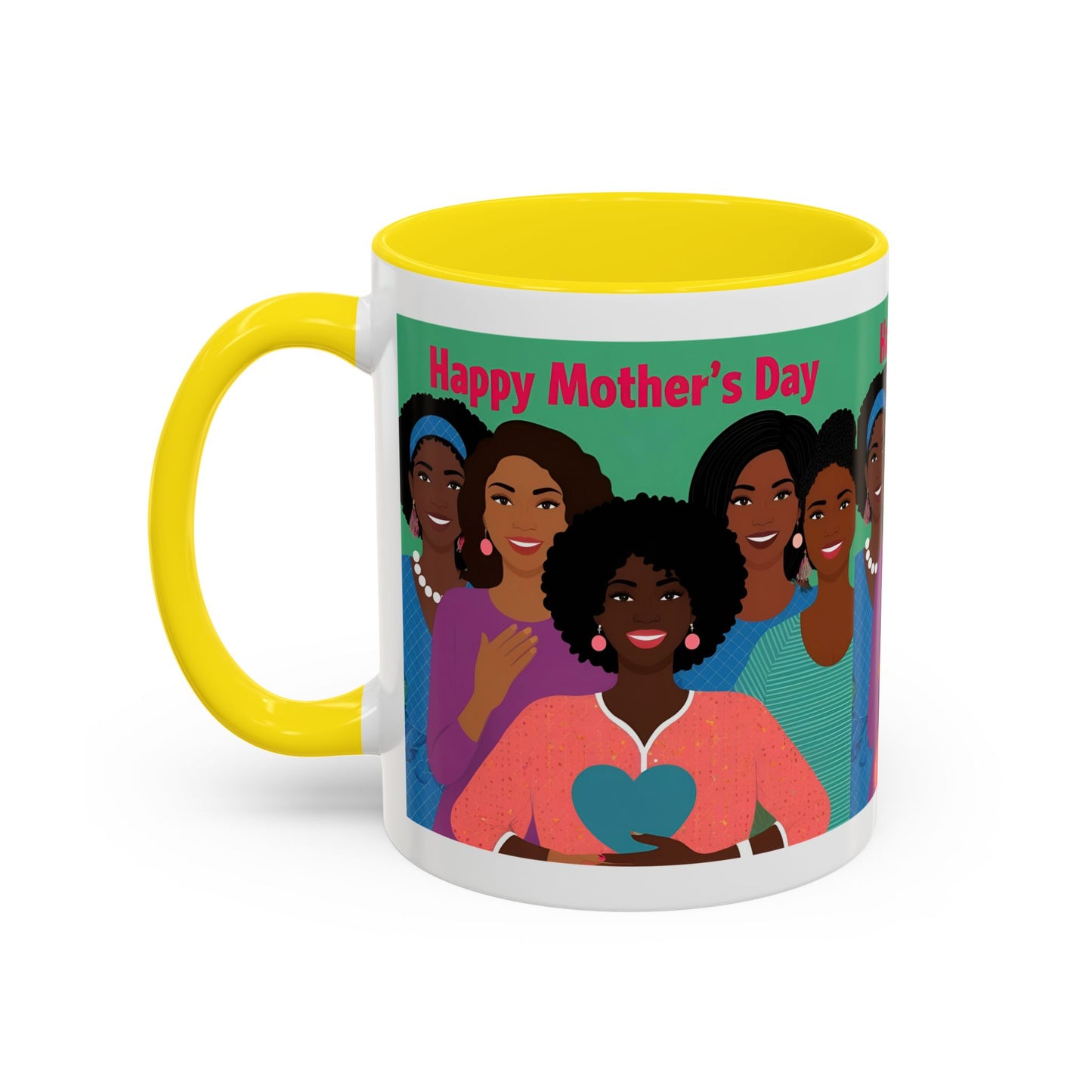 Coffee Mug – Pink Floral Accent