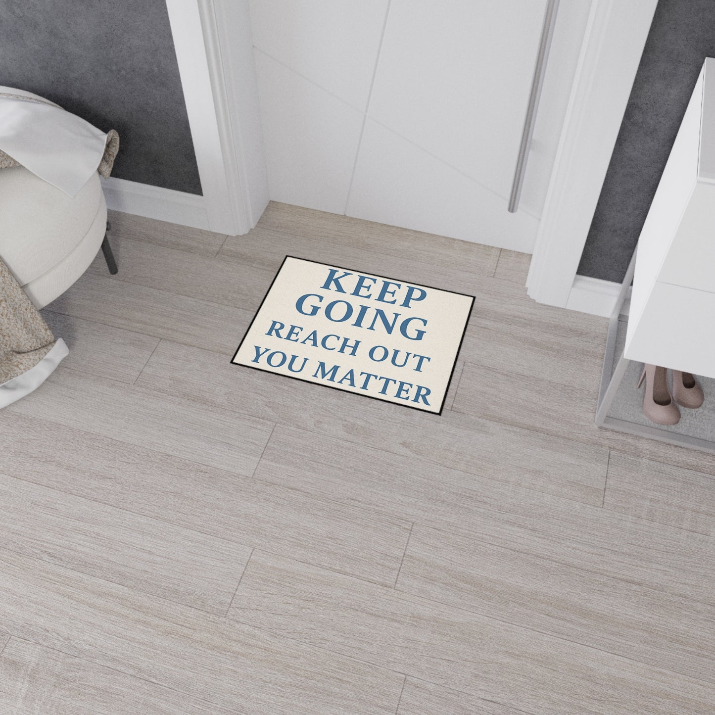 Keep Going Motivational Floor Mat