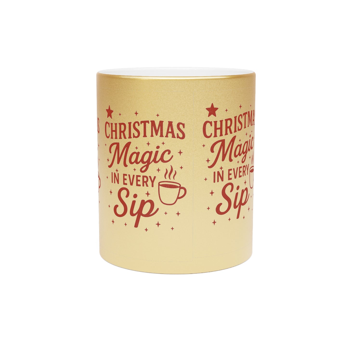 Metallic Christmas Magic Mug