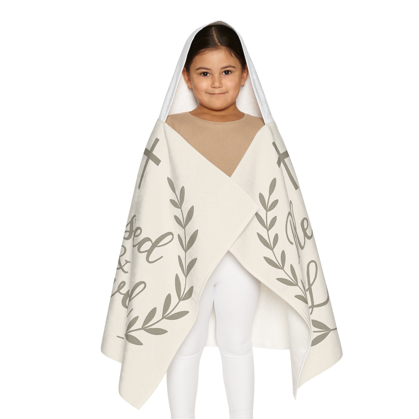 Blessed & Loved Safari Kids Hooded Towel