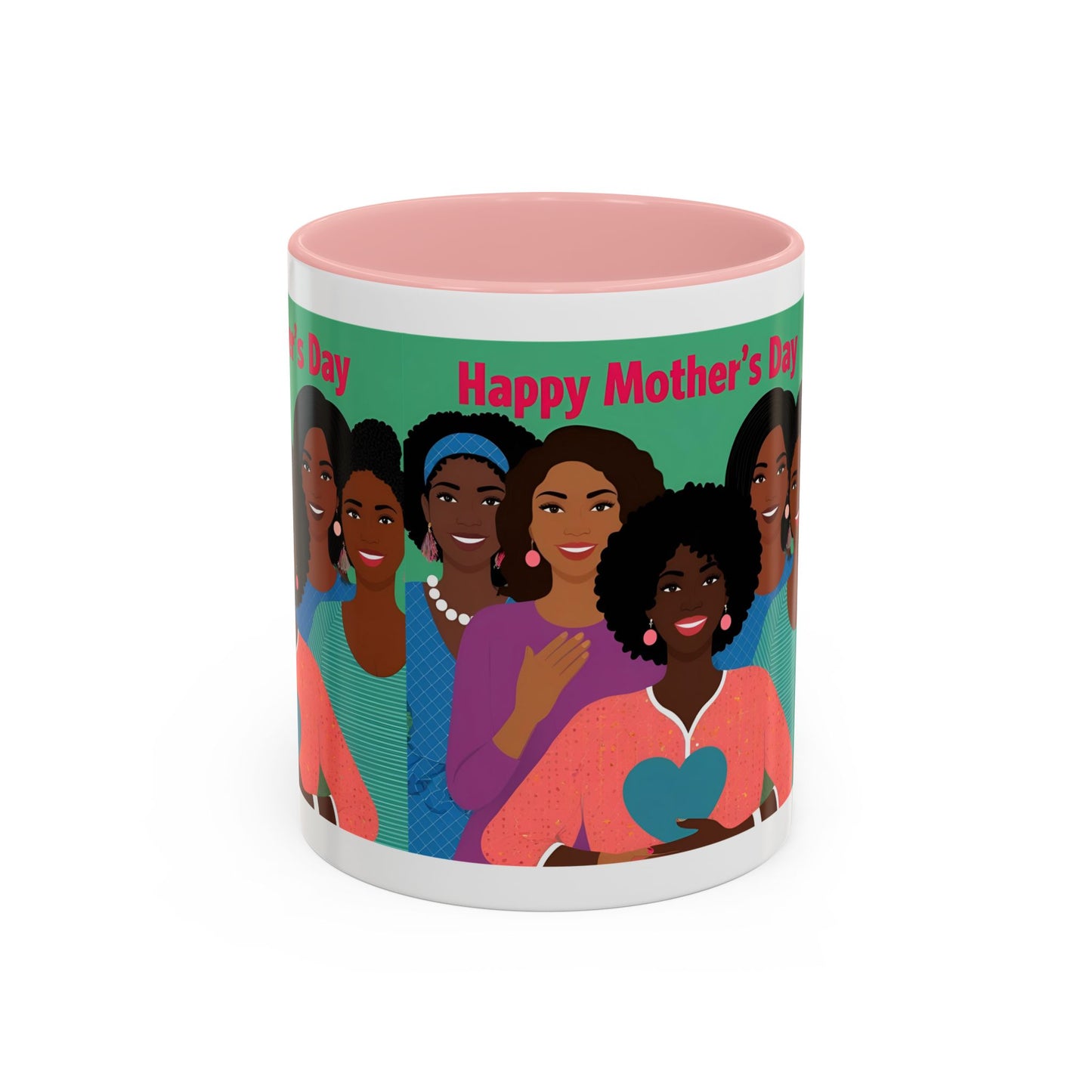 Coffee Mug – Pink Floral Accent