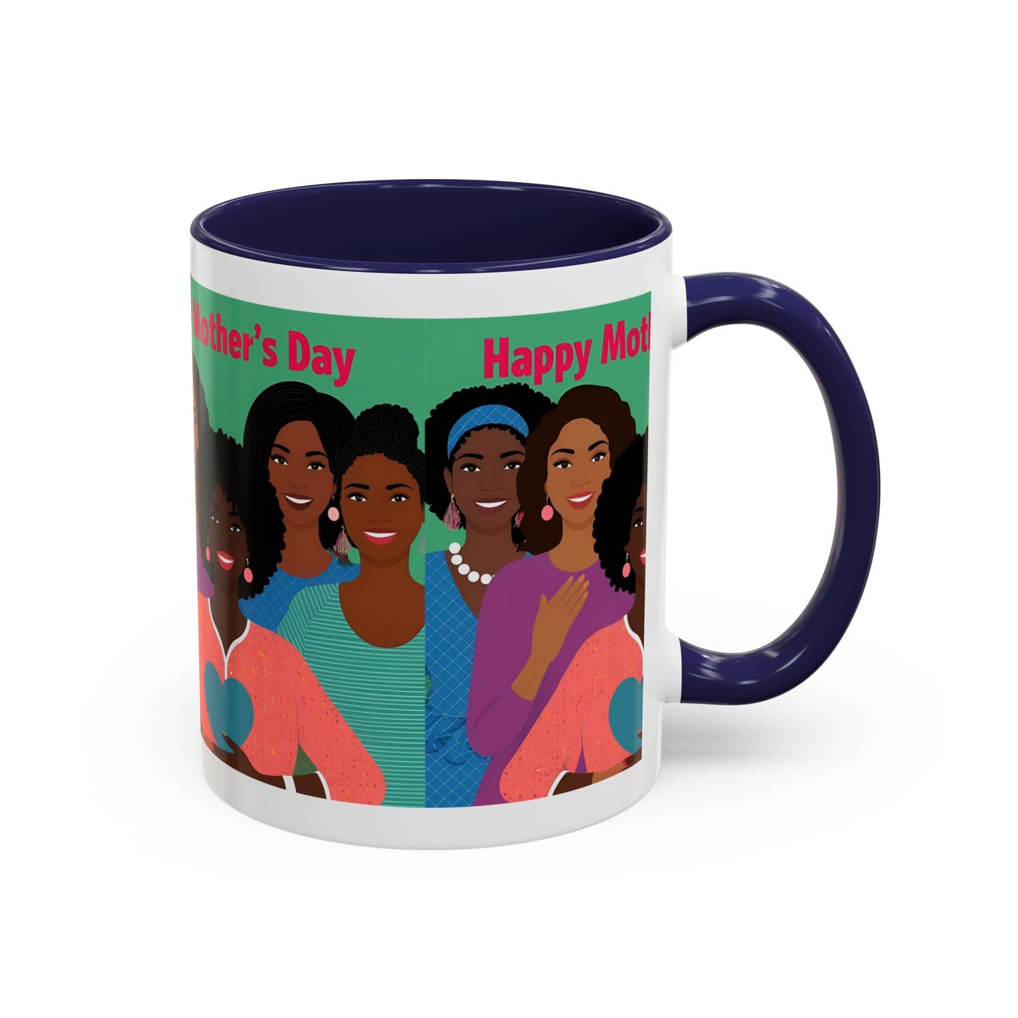 Coffee Mug – Pink Floral Accent