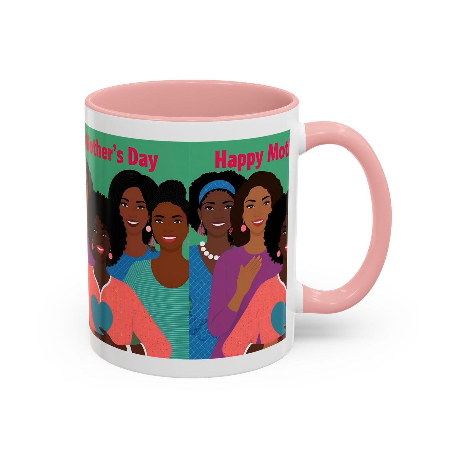 Coffee Mug – Pink Floral Accent