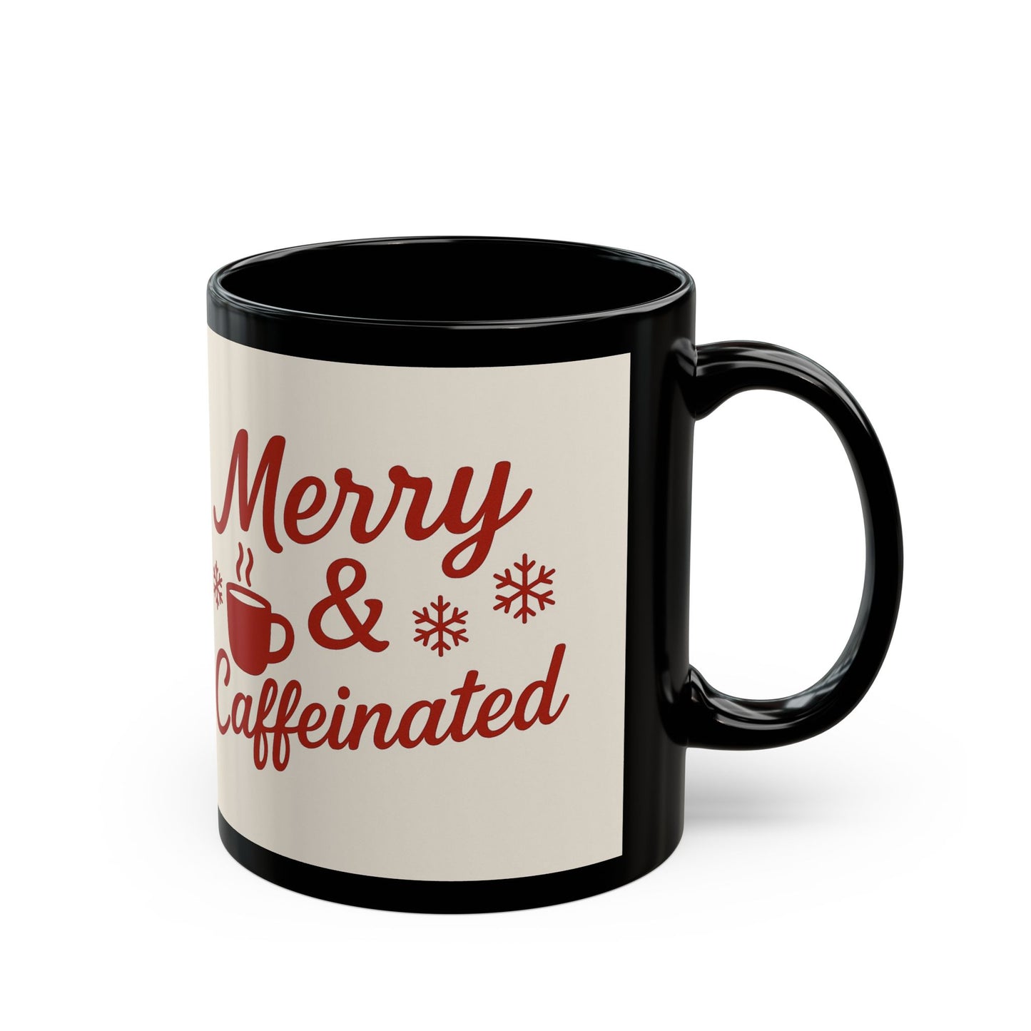 Merry & Caffeinated Holiday Mug