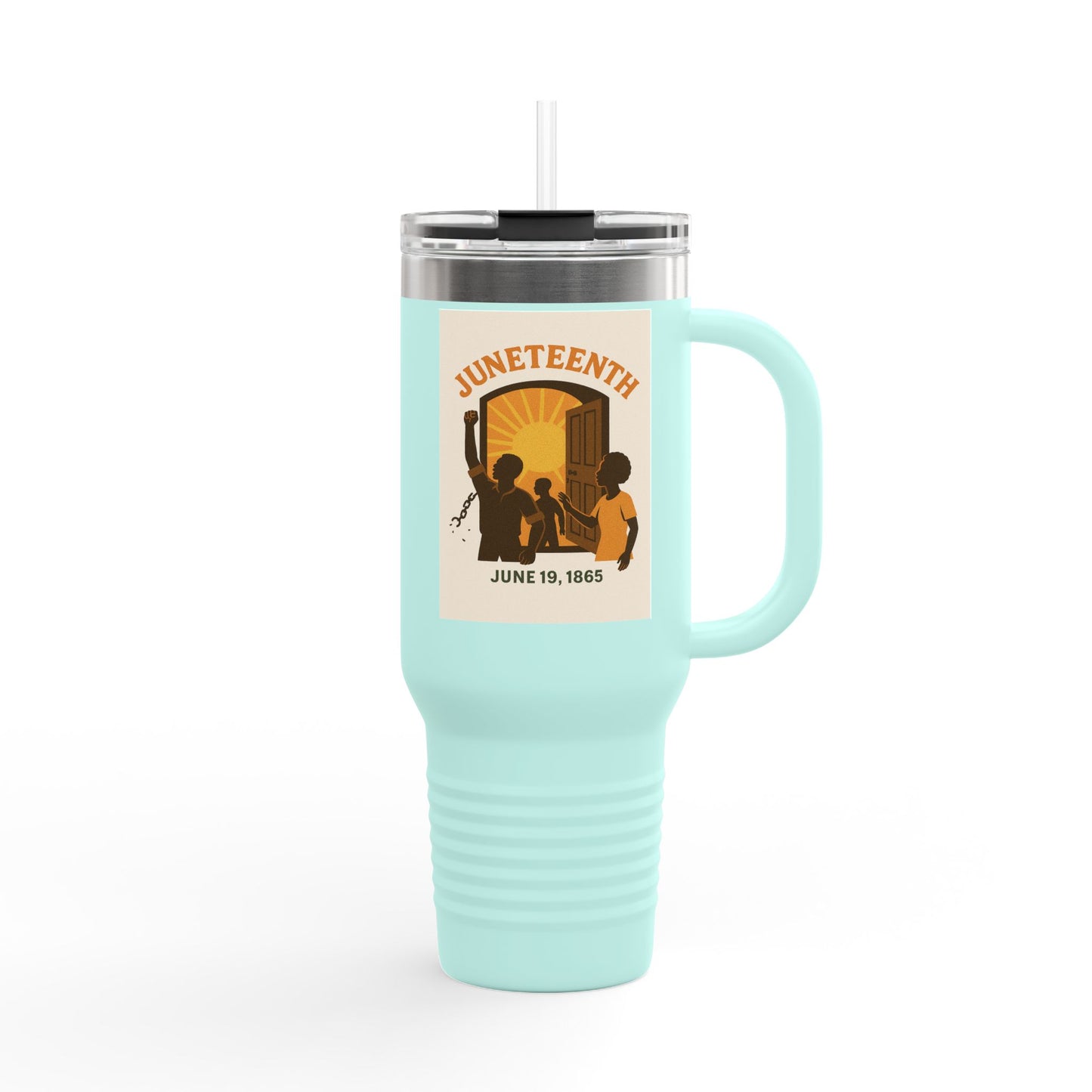 Insulated Travel Mug - Juneteenth