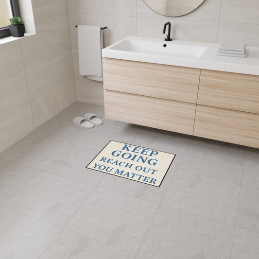 Keep Going Motivational Floor Mat