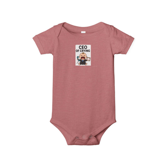 Infant Jersey One Piece Body Suit - CEO of Crying