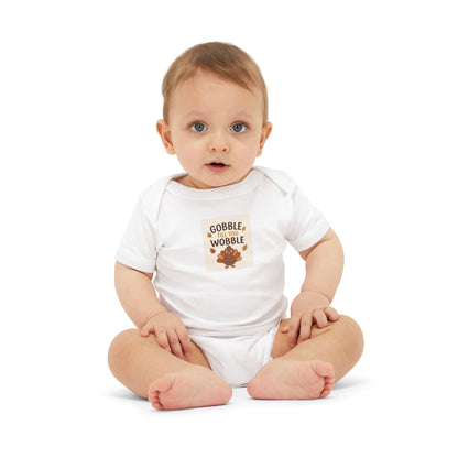 Infant Jersey One Piece Body Suit - Gobble Tell You Wobble