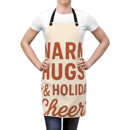 Warm Hugs Christmas Apron