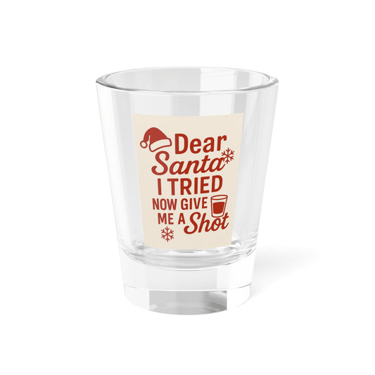 Santa Holiday Shot Glass