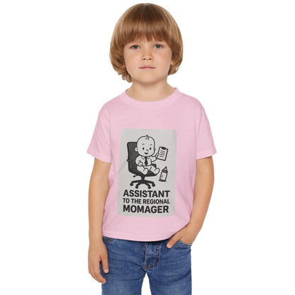 Funny Toddler T-Shirt - Assistant to the Regional Momager