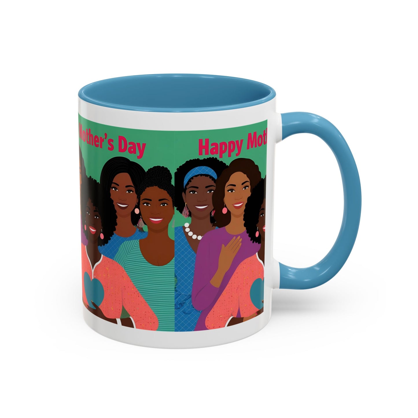 Coffee Mug – Pink Floral Accent