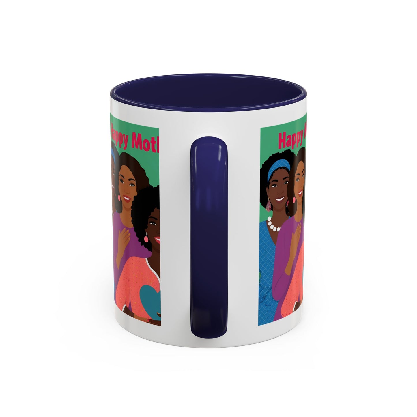 Coffee Mug – Pink Floral Accent