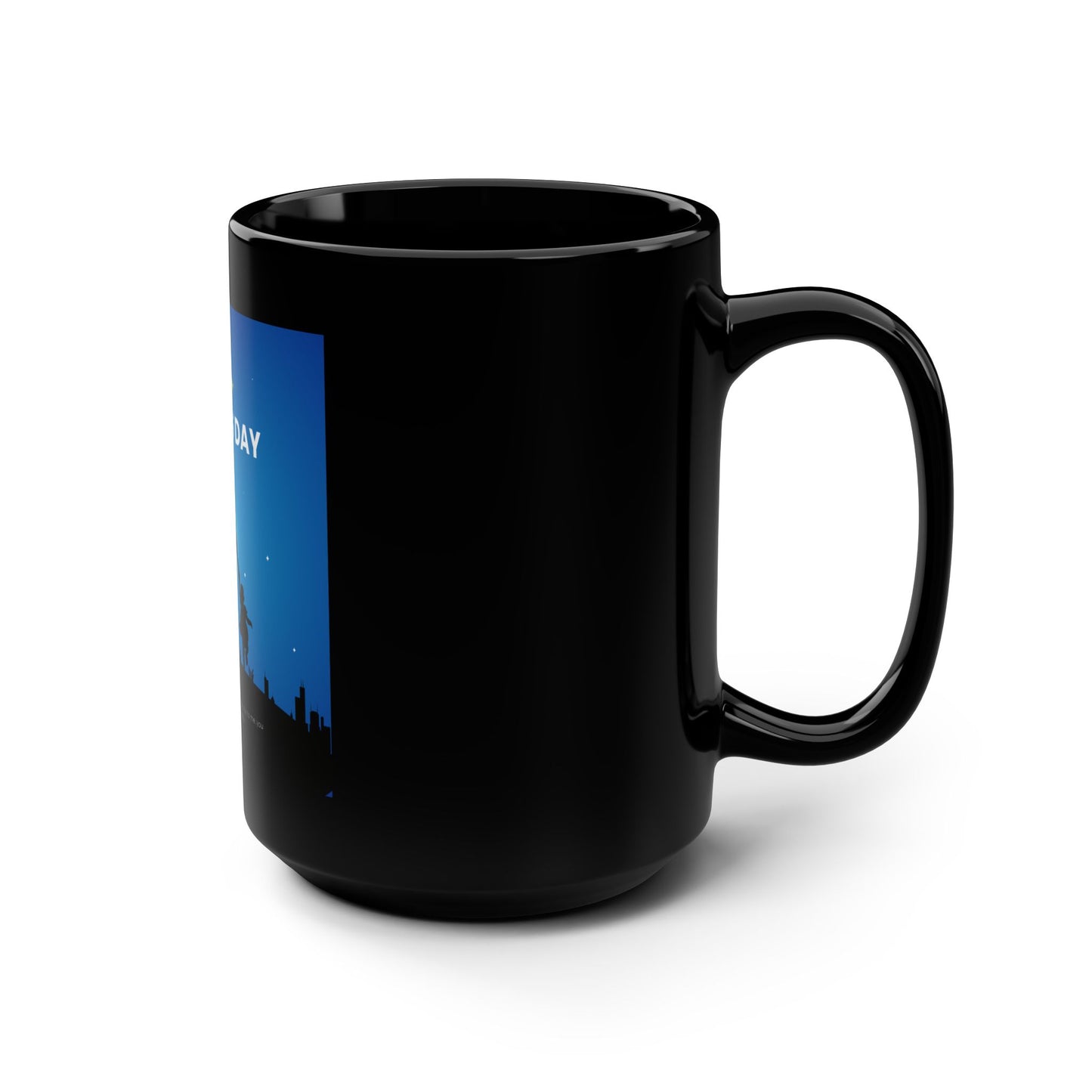 Black Coffee Mug - Happy Father's Day