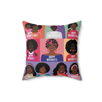 Mother’s Day Decorative Pillow – Cozy Square Throw