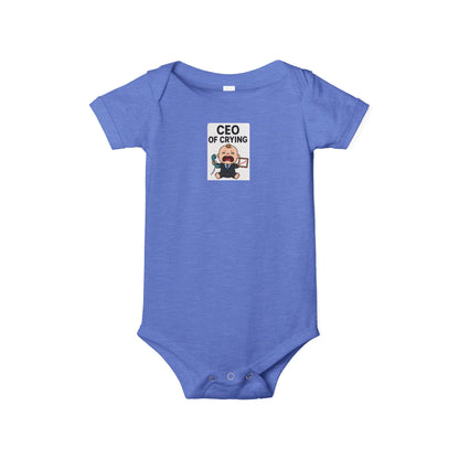 Infant Jersey One Piece Body Suit - CEO of Crying