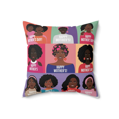 Mother’s Day Decorative Pillow – Cozy Square Throw