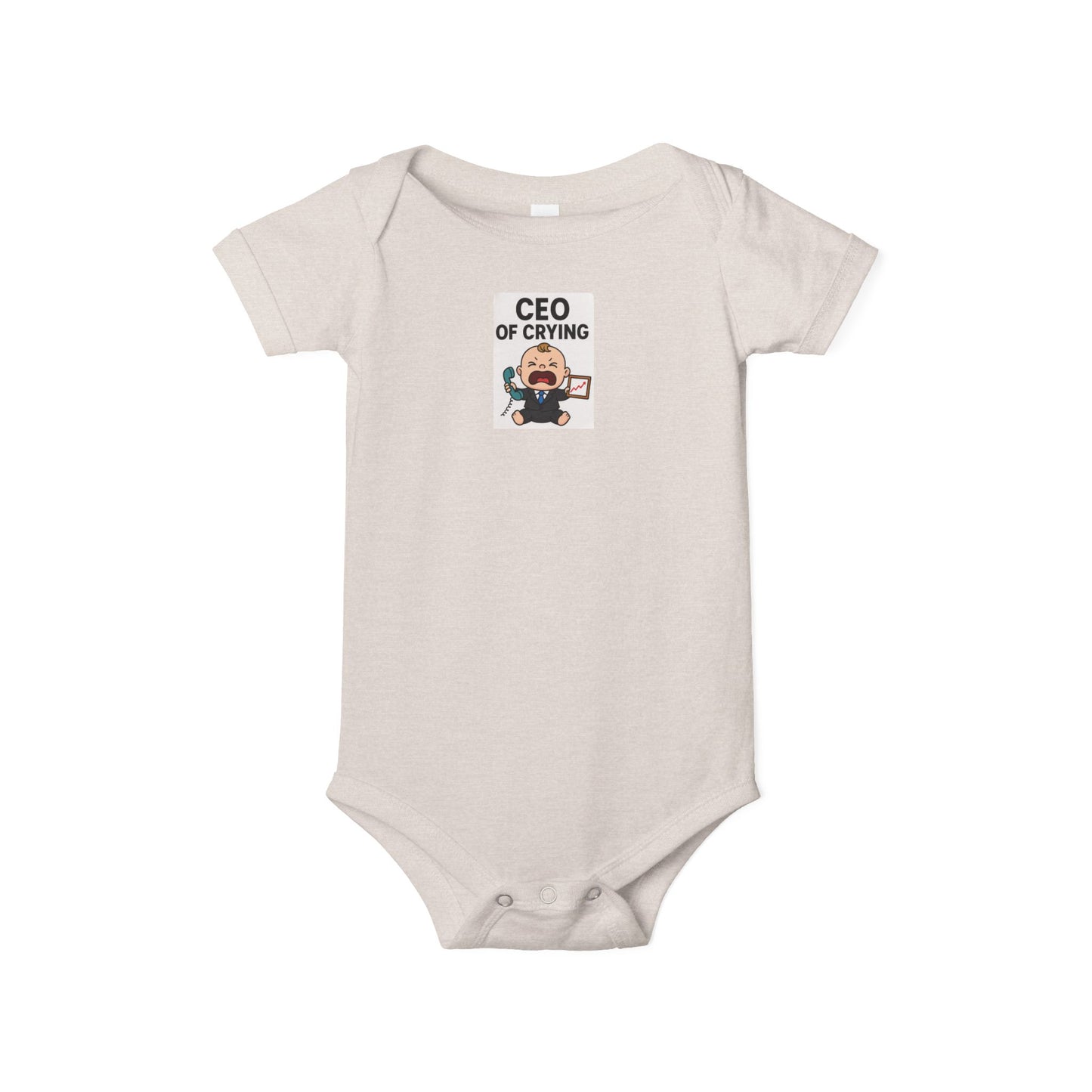 Infant Jersey One Piece Body Suit - CEO of Crying