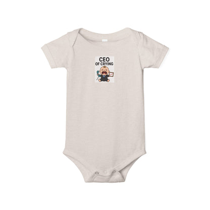 Infant Jersey One Piece Body Suit - CEO of Crying