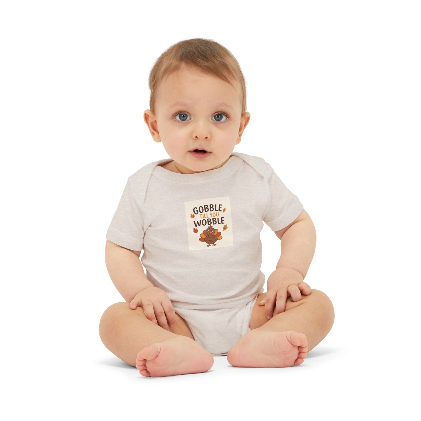 Infant Jersey One Piece Body Suit - Gobble Tell You Wobble