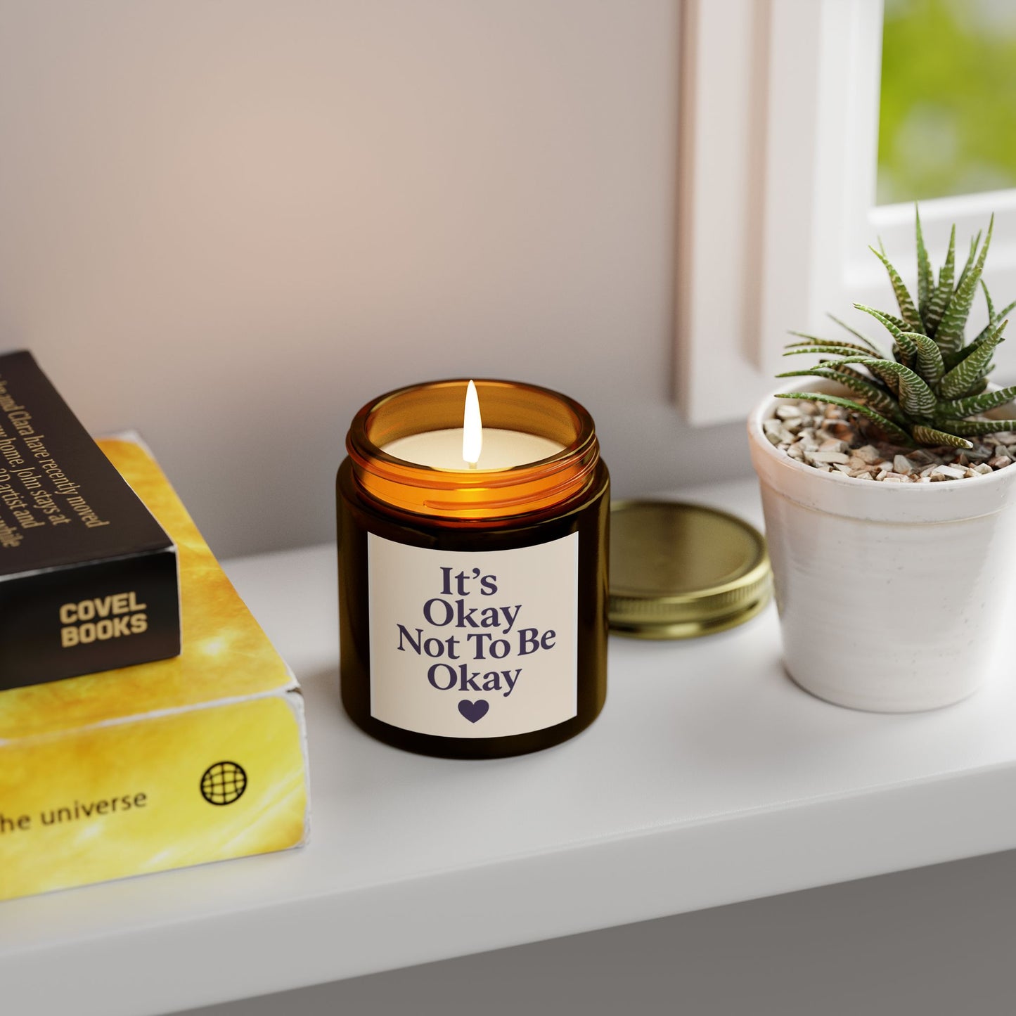 Scented Candle for Self-Care & Relaxation