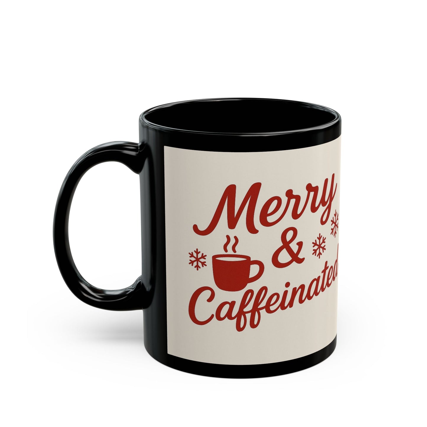 Merry & Caffeinated Holiday Mug