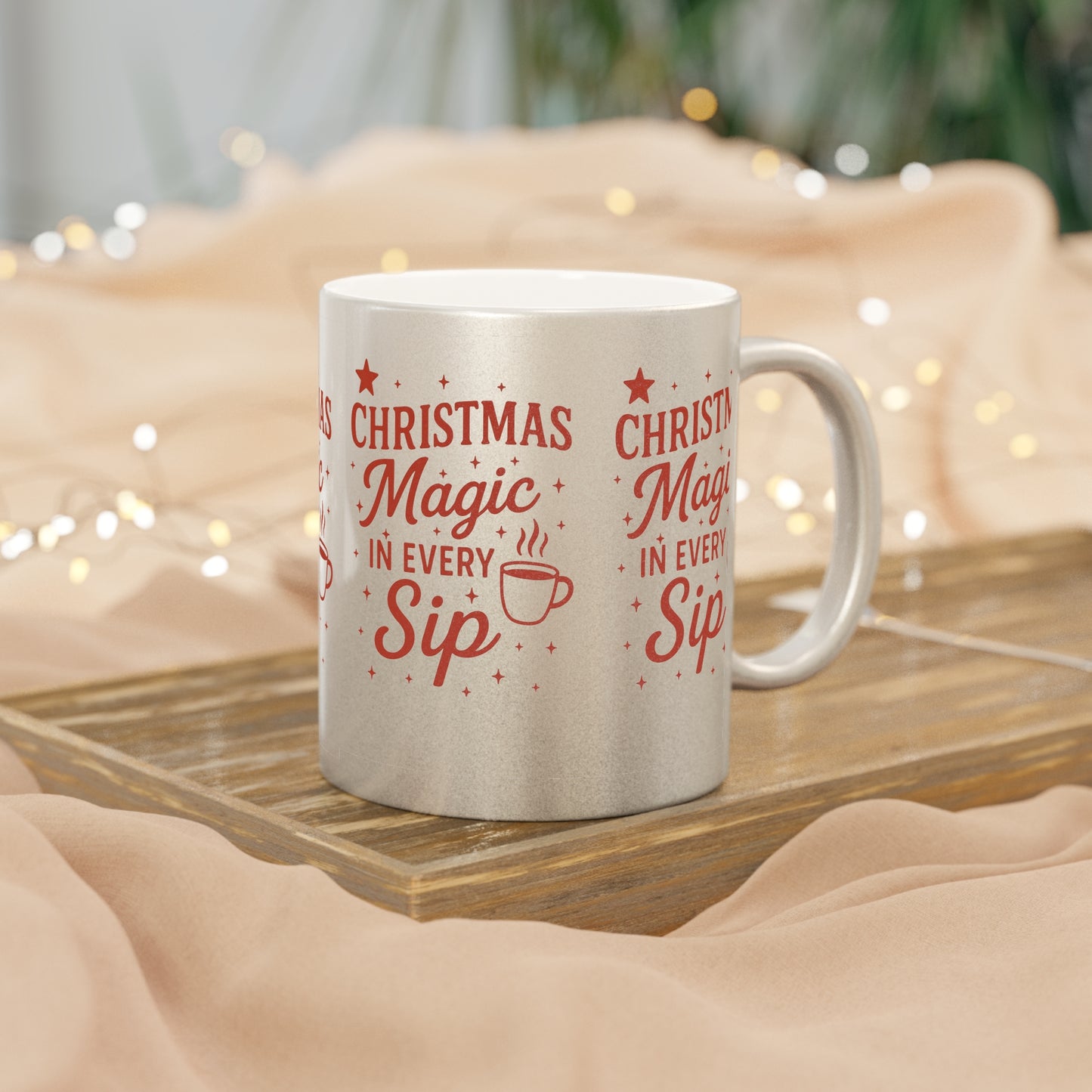 Metallic Christmas Magic Mug
