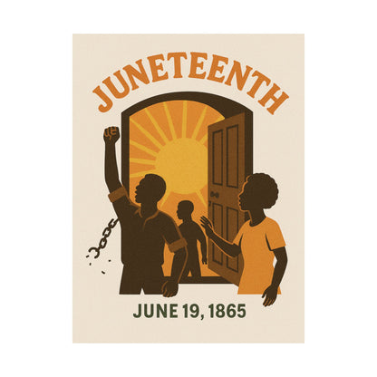 Matte Vertical Poster - Juneteenth