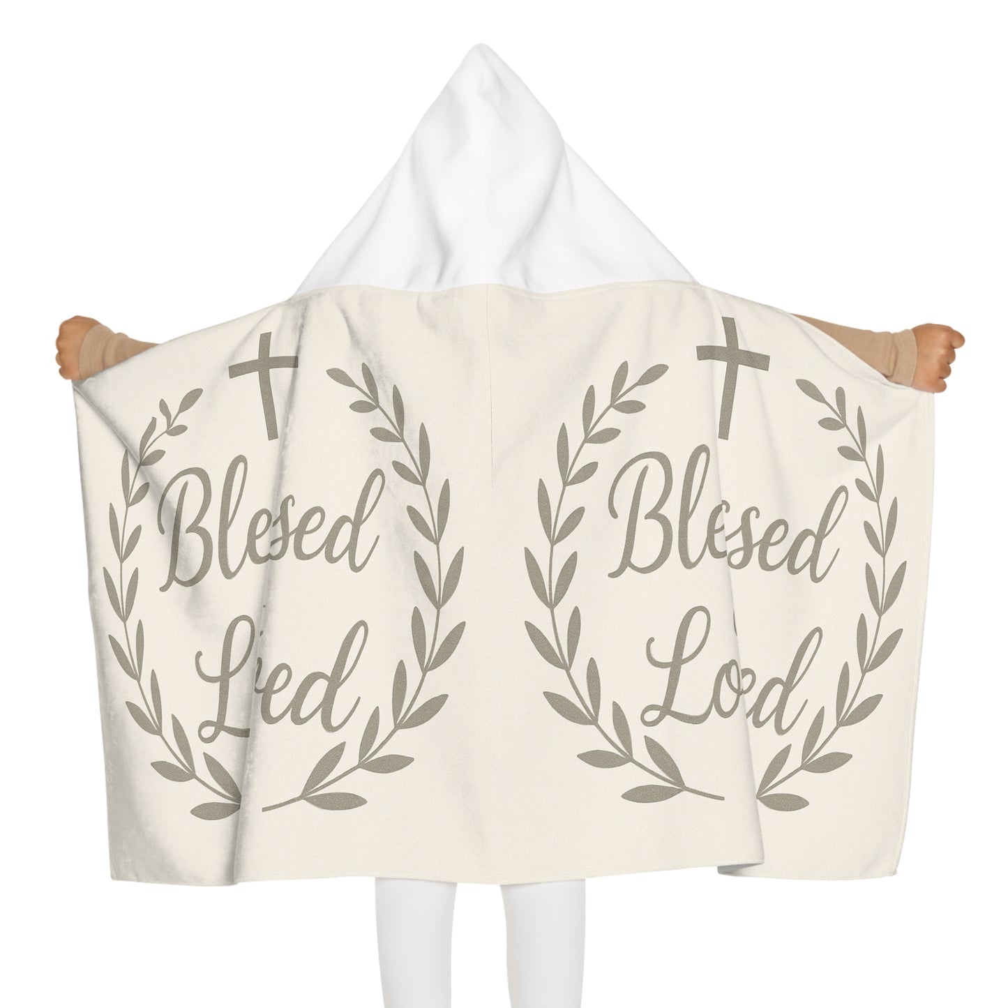Blessed & Loved Safari Kids Hooded Towel