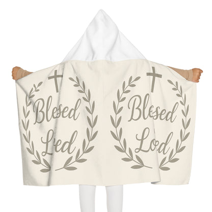 Blessed & Loved Safari Kids Hooded Towel