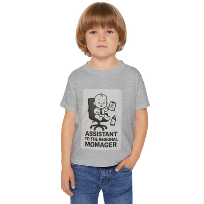 Funny Toddler T-Shirt - Assistant to the Regional Momager