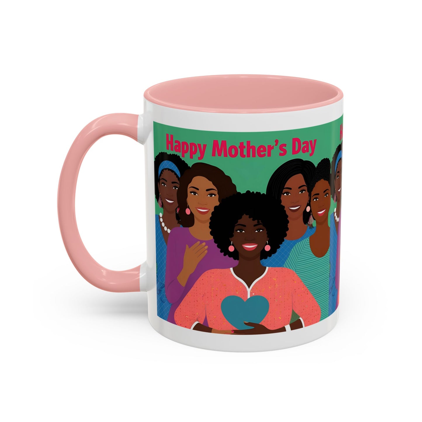 Coffee Mug – Pink Floral Accent