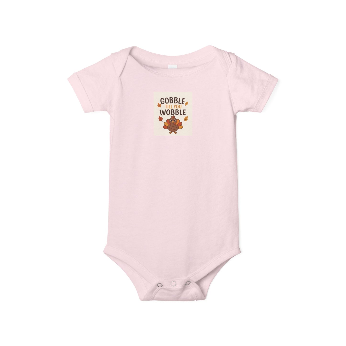 Infant Jersey One Piece Body Suit - Gobble Tell You Wobble