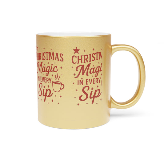 Metallic Christmas Magic Mug
