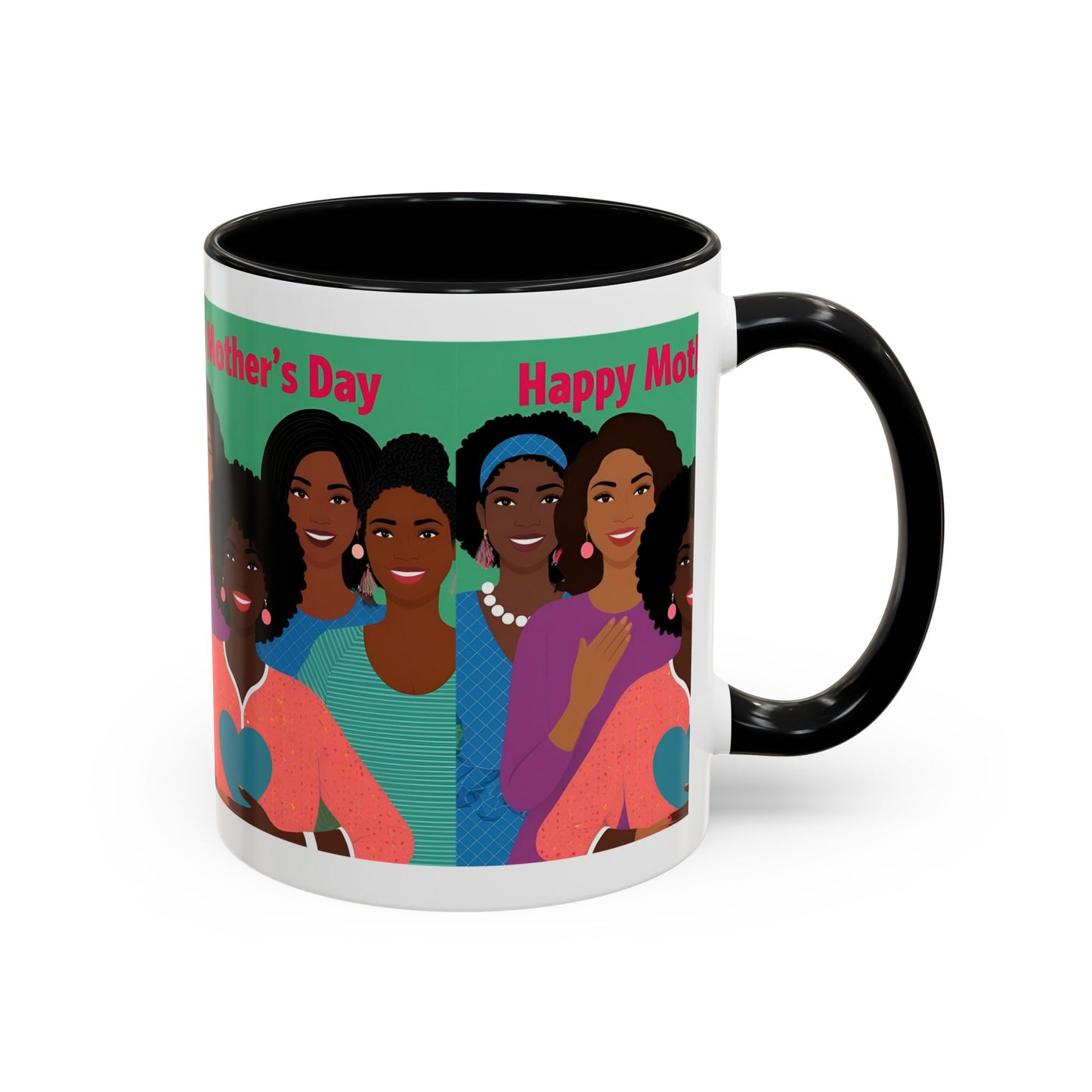 Coffee Mug – Pink Floral Accent