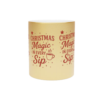 Metallic Christmas Magic Mug