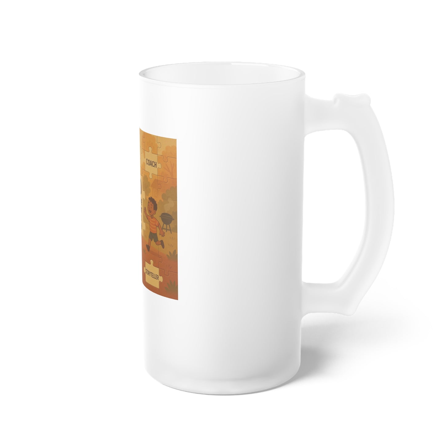 Father's Day Frosted Glass Beer Mug, Dad Gift, Beer Lover Gift, Father's Day Gift, Frosted Beer Glass, Father's Day Present