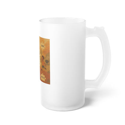 Father's Day Frosted Glass Beer Mug, Dad Gift, Beer Lover Gift, Father's Day Gift, Frosted Beer Glass, Father's Day Present