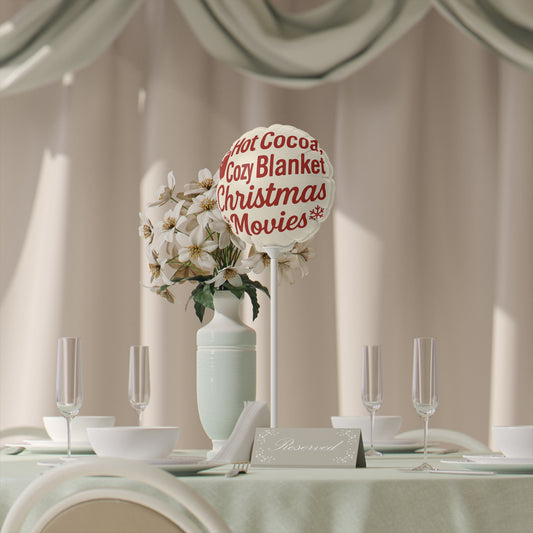 Heart & Round Christmas Balloons