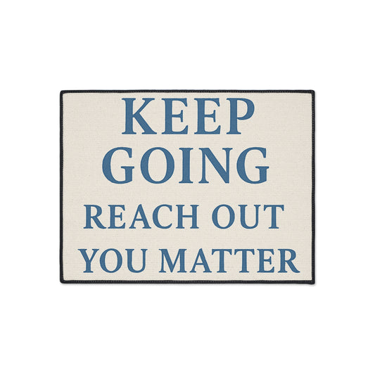 Keep Going Motivational Floor Mat