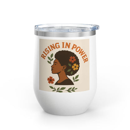 Juneteenth Wine Tumbler, Black History Month Gift, Civil Rights Movement, African American Pride, Empowerment Drinkware