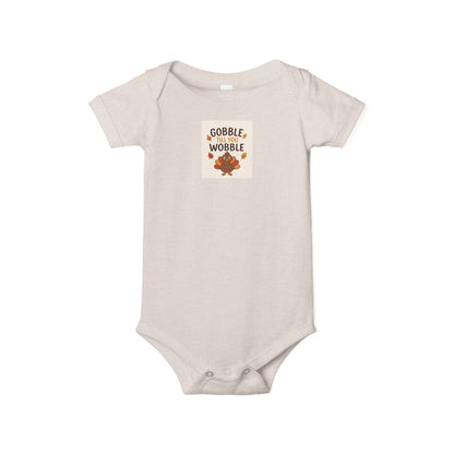 Infant Jersey One Piece Body Suit - Gobble Tell You Wobble