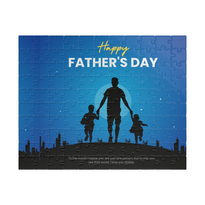 Father's Day Puzzle - Heartwarming Gift for Dad, Jigsaw Puzzle, Family Bonding Activity, Custom Photo Puzzle, Personalized Puzzle for