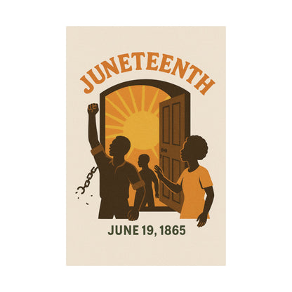Matte Vertical Poster - Juneteenth