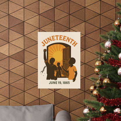 Matte Vertical Poster - Juneteenth